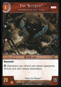 The Sleeper, Doomsday Device - Raid