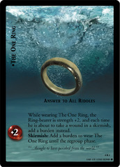 The One Ring, Answer to All Riddles - 4R1