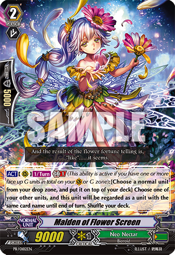 Maiden of Flower Screen - PR/0182EN - PR