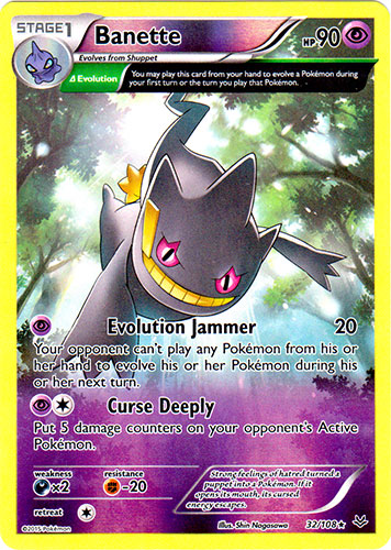 Banette - 32/108 - Rare - Reverse Holo