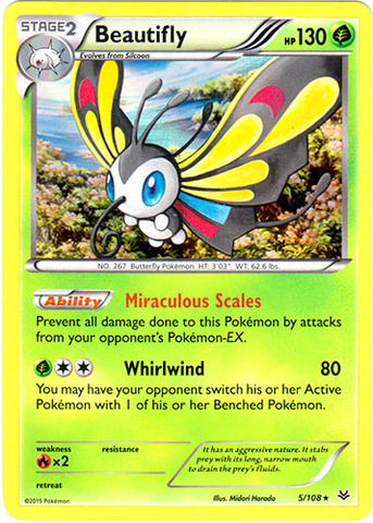 Beautifly - 5/108 - Holo Rare