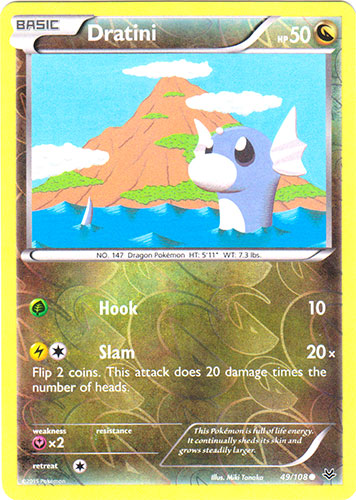 Dratini - 49/108 - Common - Reverse Holo