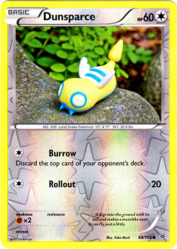 Dunsparce - 68/108 - Common - Reverse Holo