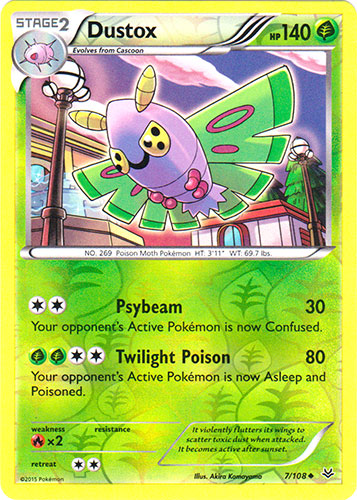 Dustox - 7/108 - Uncommon - Reverse Holo