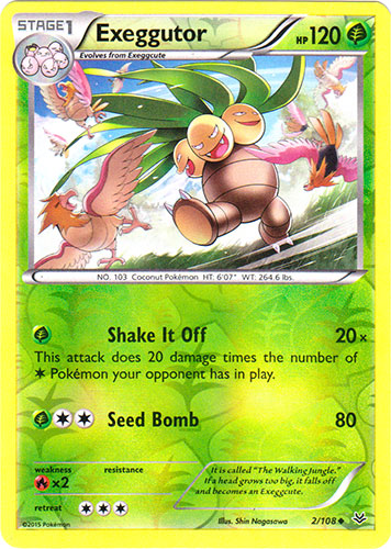 Exeggutor - 2/108 - Uncommon - Reverse Holo