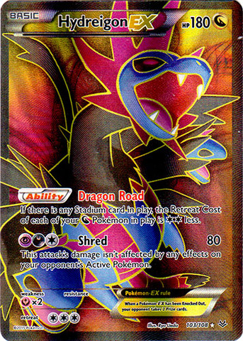 Hydreigon-EX - 103/108 - Full Art Ultra Rare