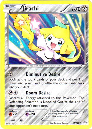 Jirachi - 42/108 - Holo Rare