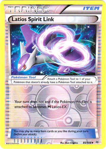 Latios Spirit Link - 85/108 - Uncommon - Reverse Holo Latios Spirit Link - 85/108 - Uncommon - Reverse Holo