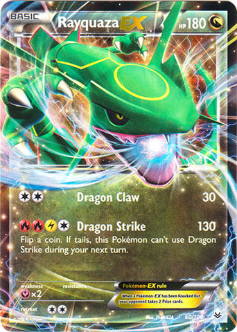 Rayquaza-EX - 60/108 - Holo Rare ex