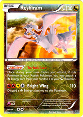 Reshiram - 63/108 - Holo Rare - Reverse Holo