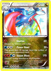 Salamence - 57/108 - Holo Rare - Reverse Holo