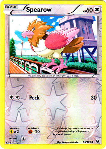 Spearow - 65/108 - Common - Reverse Holo