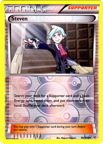 Steven - 90/108 - Uncommon - Reverse Holo