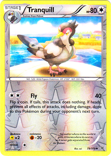 Tranquill - 79/108 - Uncommon - Reverse Holo