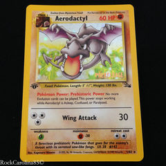 [DEPRECATED] Aerodactyl - 1/62 - Holo Rare - 1st Edition - Prelease