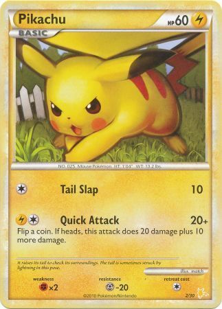 Pikachu - 2/30 - HS Trainer Kit (Raichu)