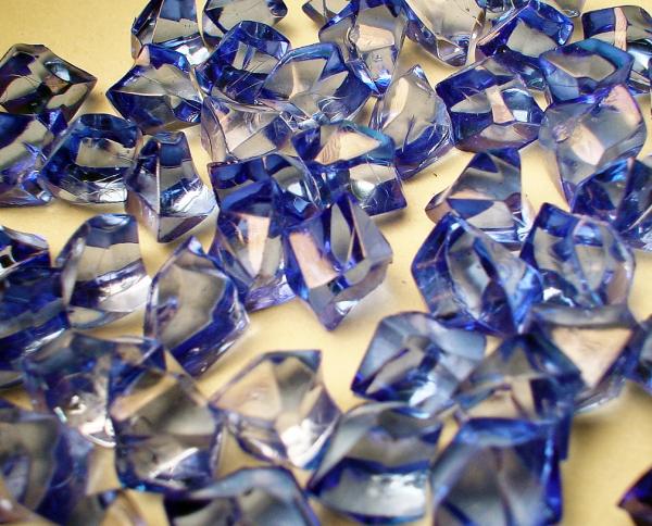 Gaming Crystals: Crystalline Counters (50) [Blue]