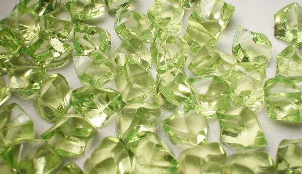 Gaming Crystals: Crystalline Counters (50) [Green]