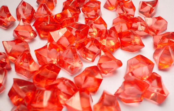 Gaming Crystals: Crystalline Counters (50) [Red]