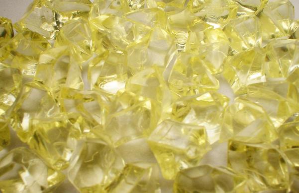 Gaming Crystals: Crystalline Counters (50) [Yellow]
