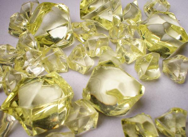 Gaming Crystals: Crystalline Counters (5/25) [Large/Small Yellow]