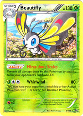 Beautifly - 5/108 - Rare - Reverse Holo