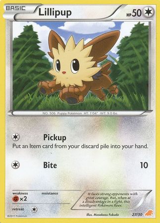Lillipup - 27/30 - BW Trainer Kit (Excadrill)