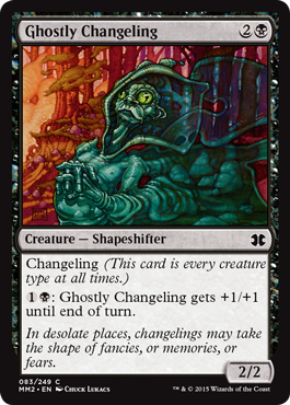 Ghostly Changeling - Foil