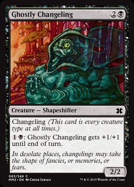 Ghostly Changeling - Foil