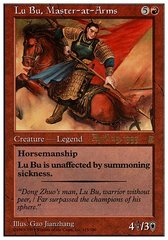 Lu Bu, Master at Arms - Prerelease Promo - 4/29/1999