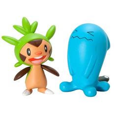2-pack Small Figures - Chespin vs. Wobbuffet