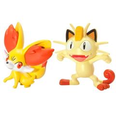2-pack Small Figures - Fennekin vs. Meowth