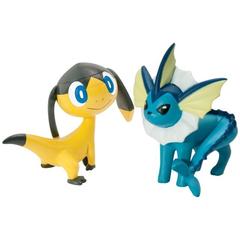 2-pack Small Figures - Helioptile vs. Vaporeon