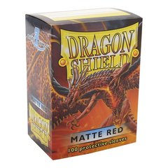 Dragon Shield - Red - Matte Sleeves - Standard Size