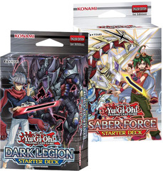 Saber Force and Dark Legion Starter Decks