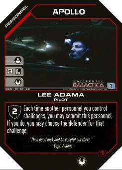 Apollo, Lee Adama
