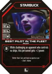 Starbuck Best Pilot in the Fleet