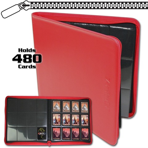 BCW Z-Folio 12-Pocket LX Album - Red