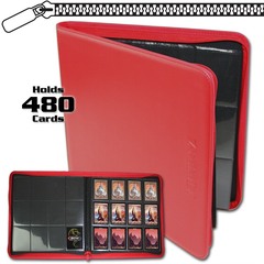 BCW Z-Folio 12-Pocket LX Album - Red