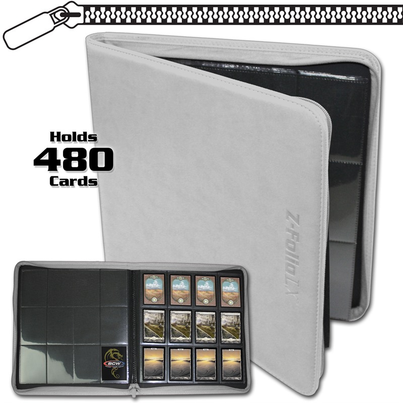 BCW Z-Folio 12-Pocket LX Album - White BCW Z-Folio 12-Pocket LX Album - White