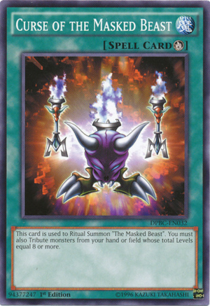 Curse of the Masked Beast - DPBC-EN032 - Common - 1st Edition