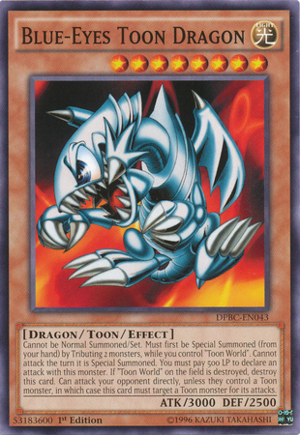 Blue-Eyes Toon Dragon - DPBC-EN043 - Common - 1st Edition
