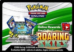 XY Roaring Skies Booster Pack Code Card