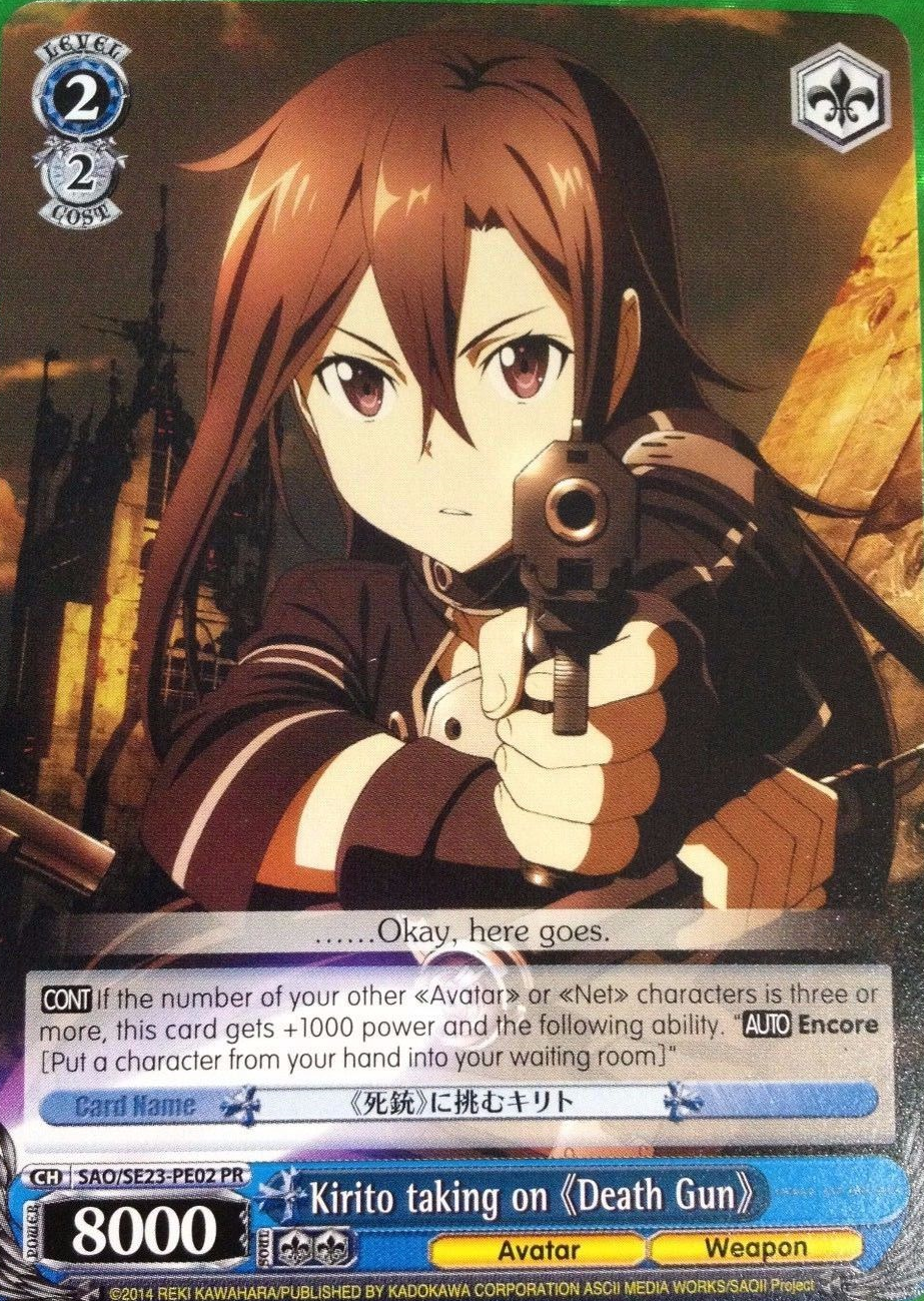 Kirito taking on <<Death Gun>> - SAO/SE23-PE02 - PR