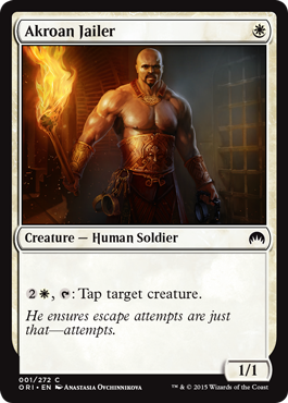 Akroan Jailer - Foil