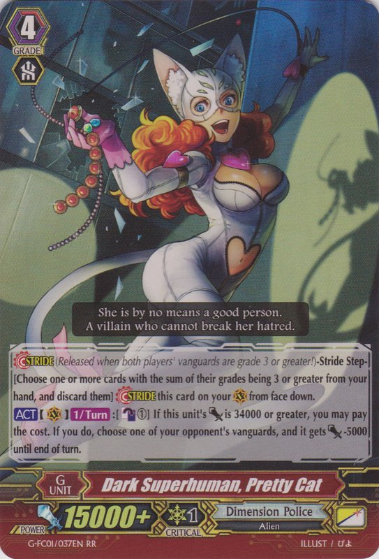 Dark Superhuman, Pretty Cat - G-FC01/037EN - RR Dark Superhuman, Pretty Cat - G-FC01/037EN - RR