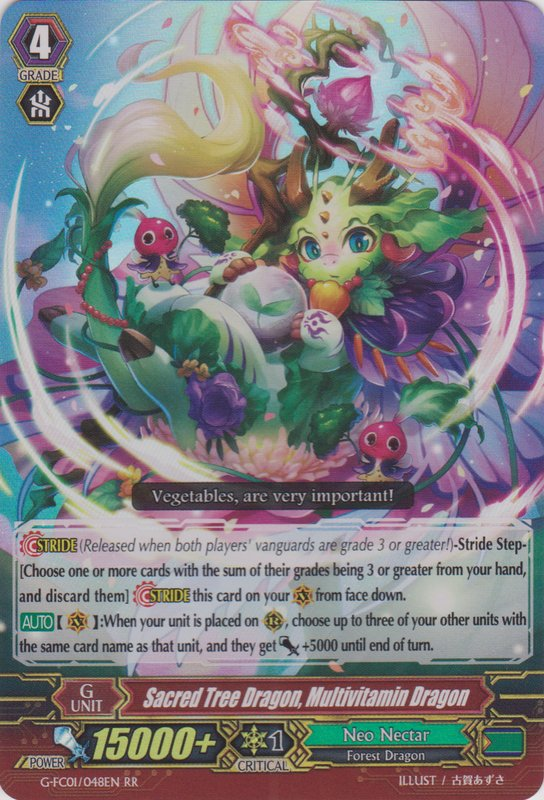 Sacred Tree Dragon, Multivitamin Dragon - G-FC01/048EN - RR