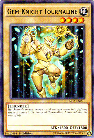 Gem-Knight Tourmaline - SP15-EN001 - Common - 1st Edition