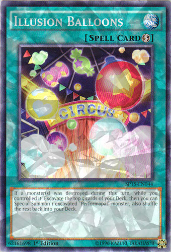 Illusion Balloons - SP15-EN044 - Shatterfoil - 1st Edition