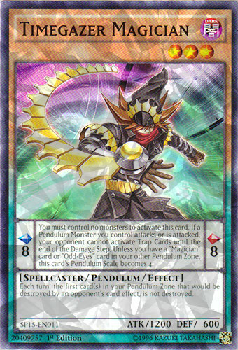 Timegazer Magician - SP15-EN011 - Shatterfoil - 1st Edition